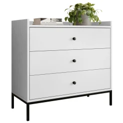 Set mobili soggiorno completo design moderno bianco Pollon 2