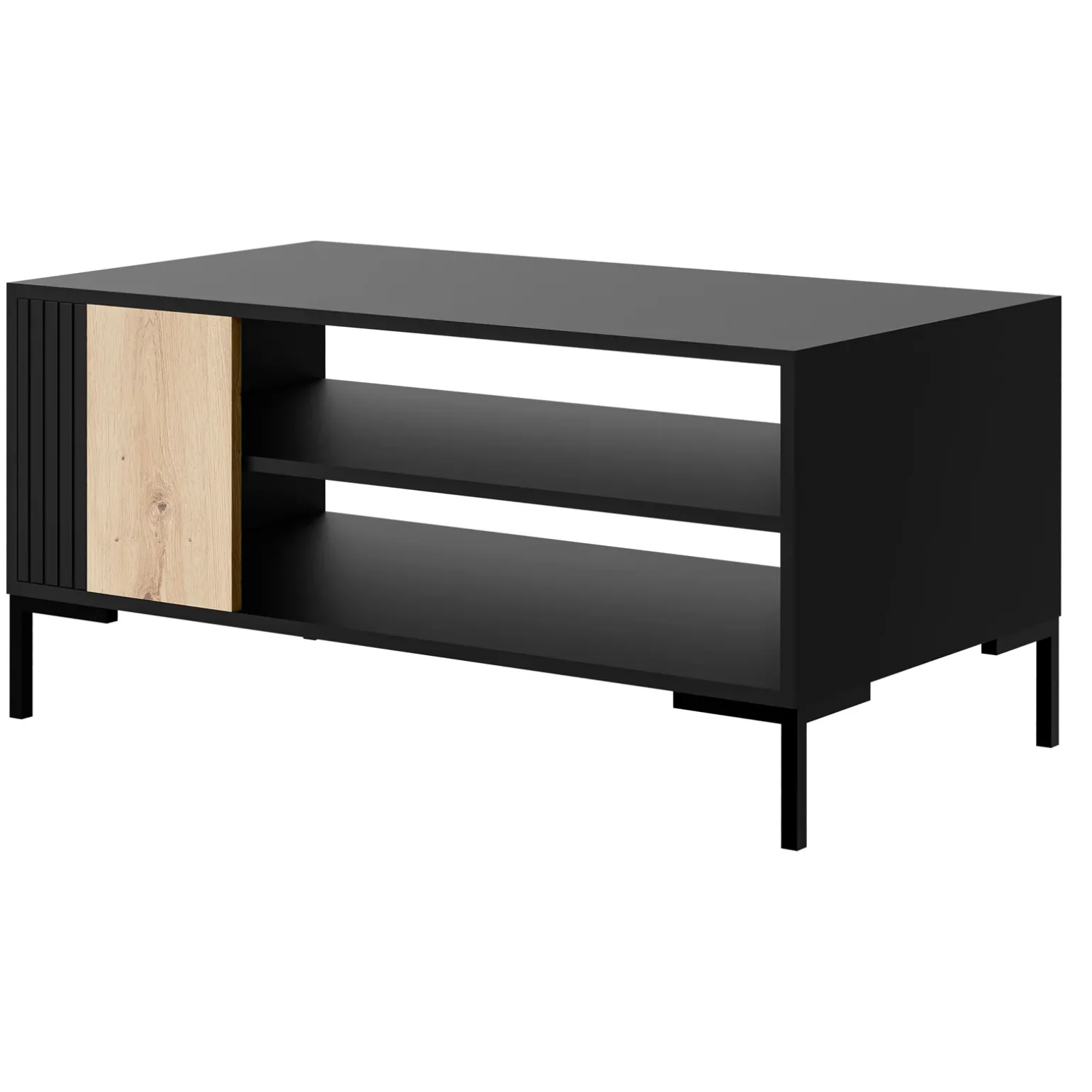 Set mobili soggiorno completo rovere nero Duble