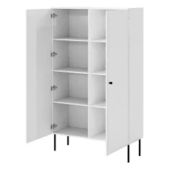 Set mobili soggiorno completo bianco opaco Stark 1