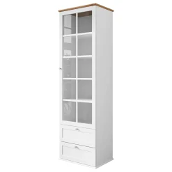 Set mobili soggiorno completo moderno bianco rovere Relaxio