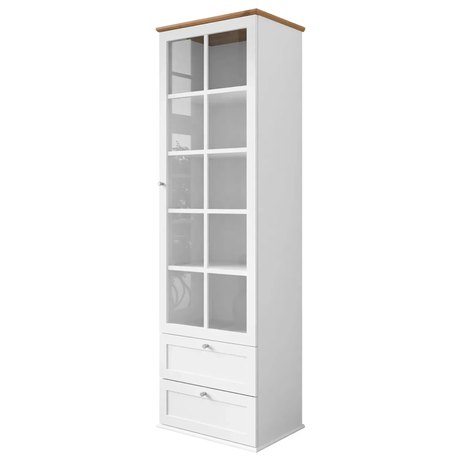 Set mobili soggiorno completo moderno bianco rovere Relaxio