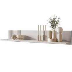 Set mobili soggiorno completo con frontali cannettati beige Ziggy 5
