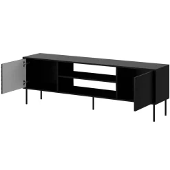 Set mobili soggiorno completo moderno nero Wild 2