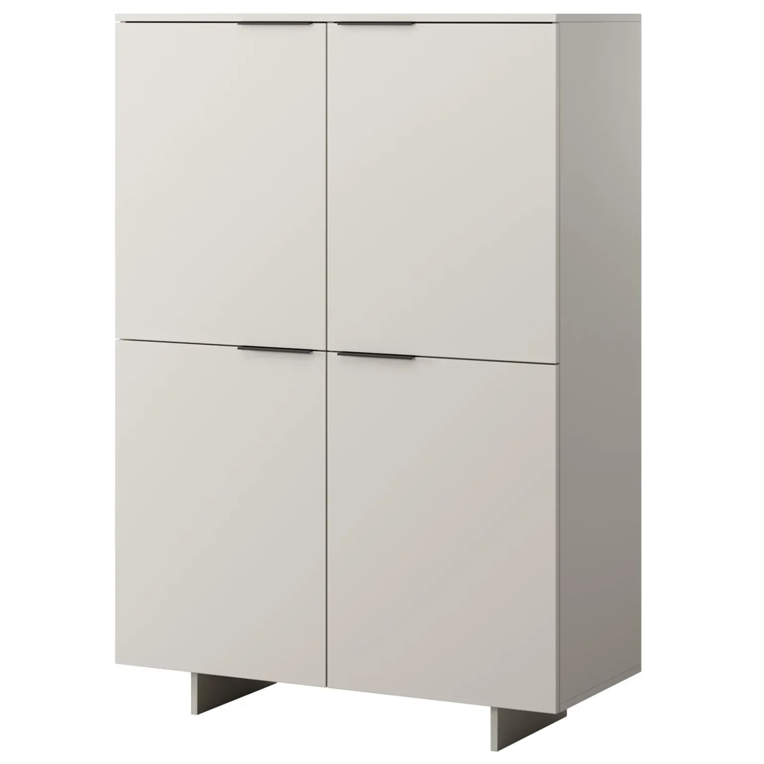 Set mobili soggiorno completo grigio Stone