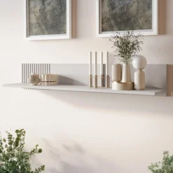 Set mobili soggiorno completo con frontali cannettati beige Ziggy 4