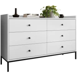 Set mobili soggiorno completo design moderno bianco Pollon