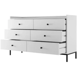 Set mobili soggiorno completo design moderno bianco Pollon