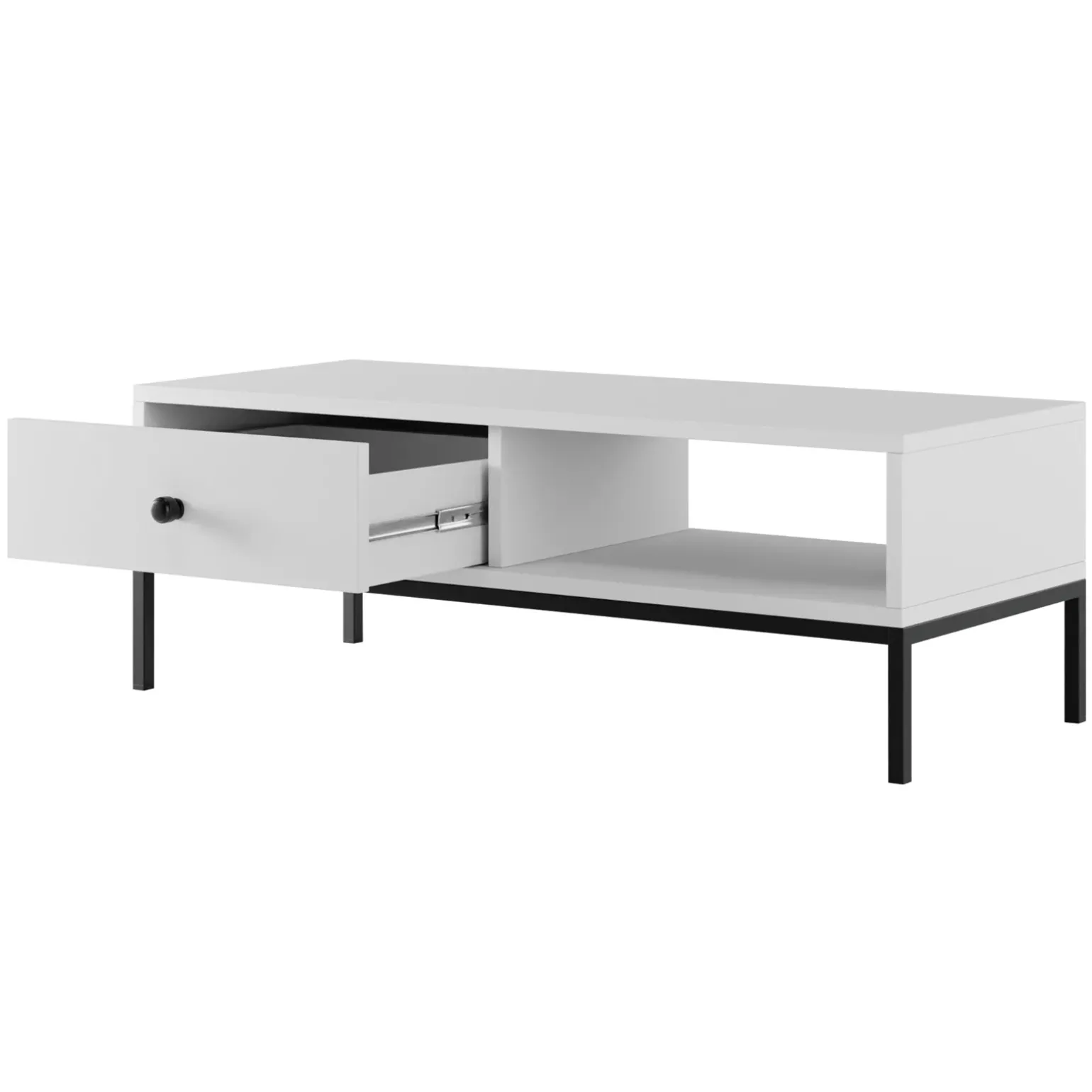 Set mobili soggiorno completo design moderno bianco Pollon