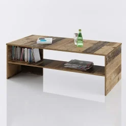 Set mobili soggiorno completo industrial legno vecchio antico West Gihome®