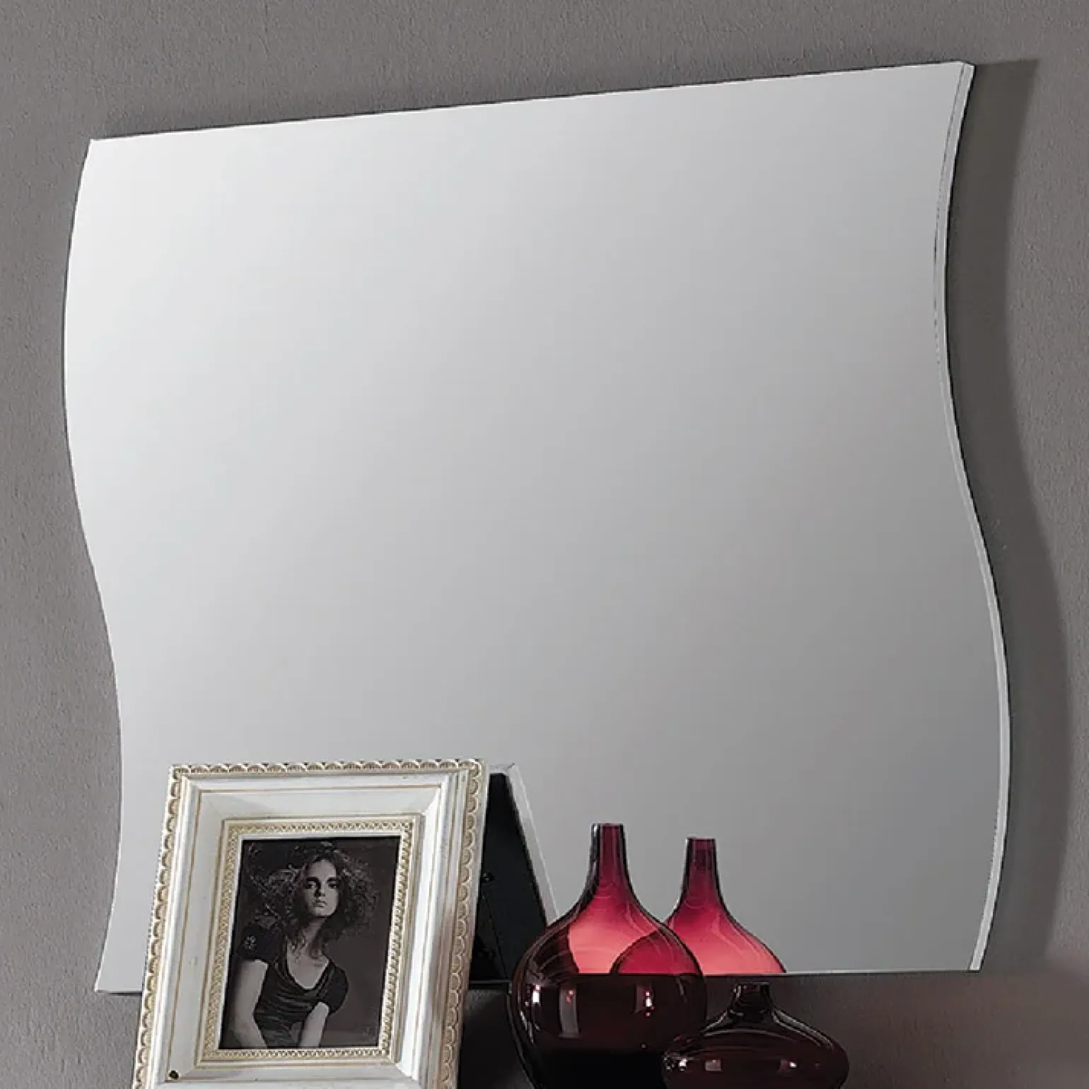 Specchiera 110x60cm bianco lucido Sea Gihome®