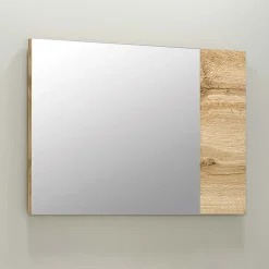 Specchiera 80x50cm da parete quercia Tamika