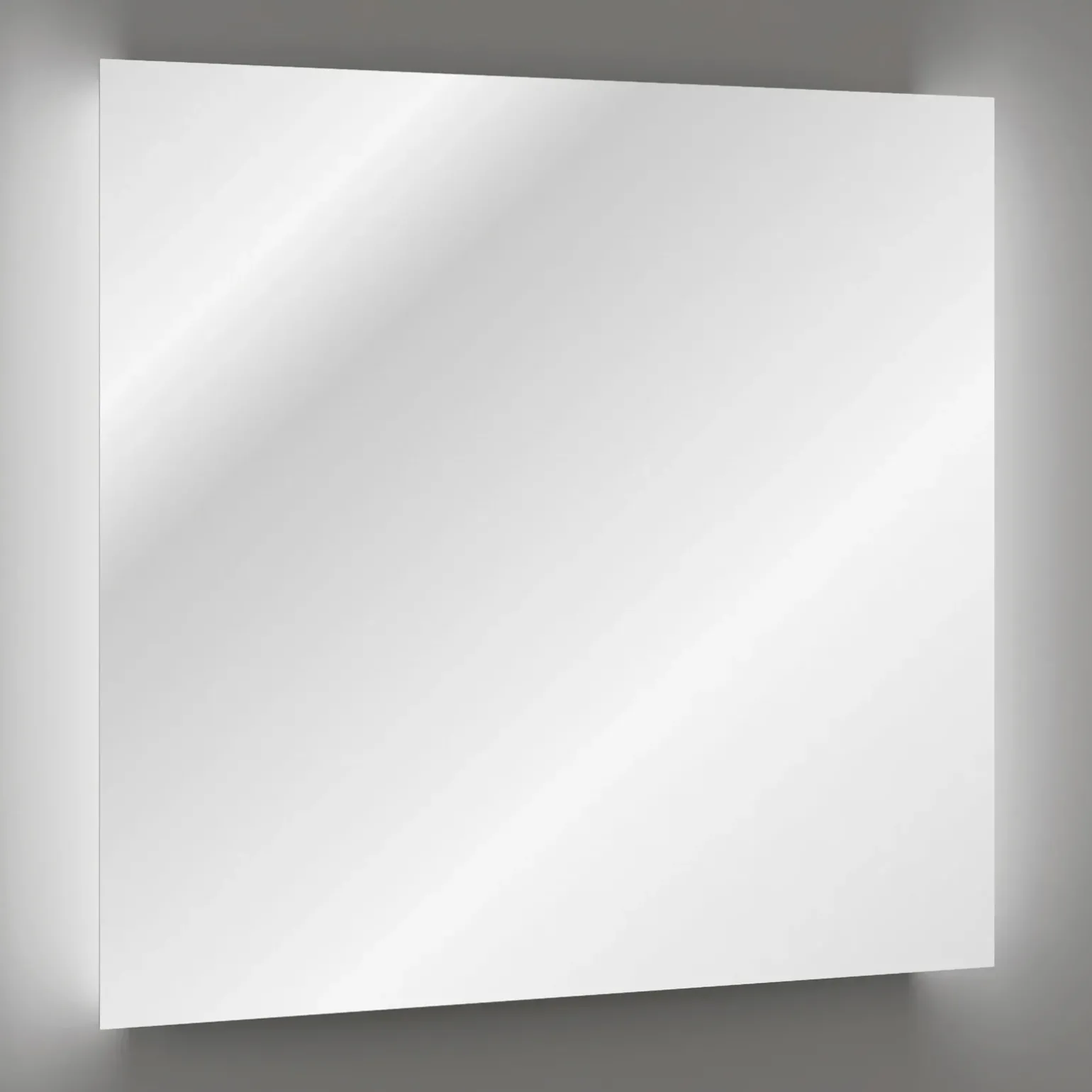 Specchio da parete retroilluminato 80x80cm Recto