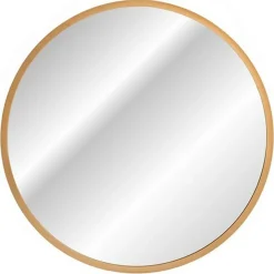 Specchio da parete retroilluminato 60x60cm dorato Goldy