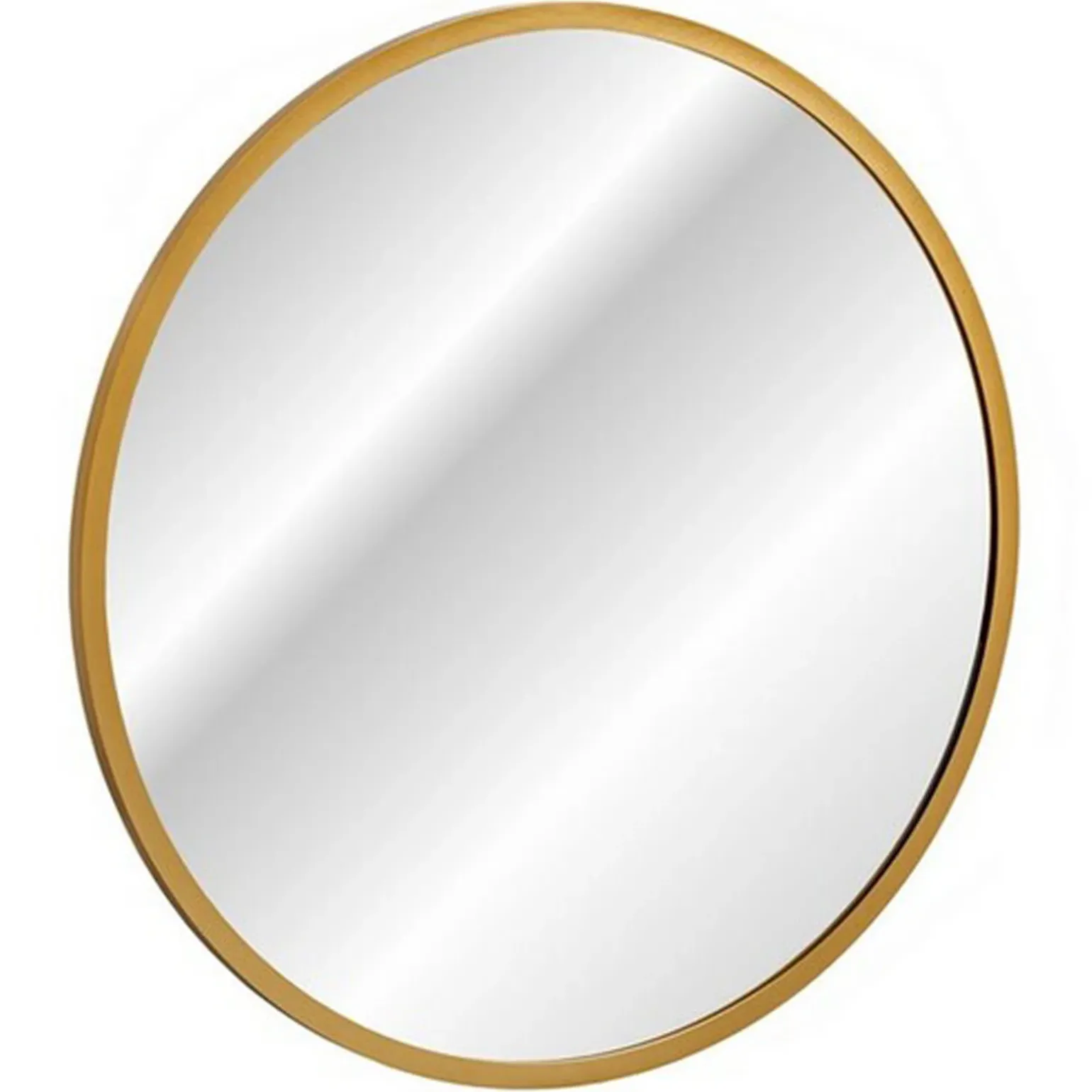 Specchio da parete retroilluminato 60x60cm dorato Goldy