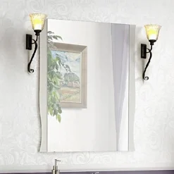 Specchio da parete 60x80cm bianco Brigit