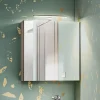 Specchio mobile contenitore 60x65cm grigio Serif
