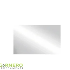 Specchio retroilluminato da parete bagno rettangolare 80x60cm vetro Piola