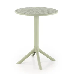Tavolino da giardino rotondo polipropilene 60cm verde menta Ondina