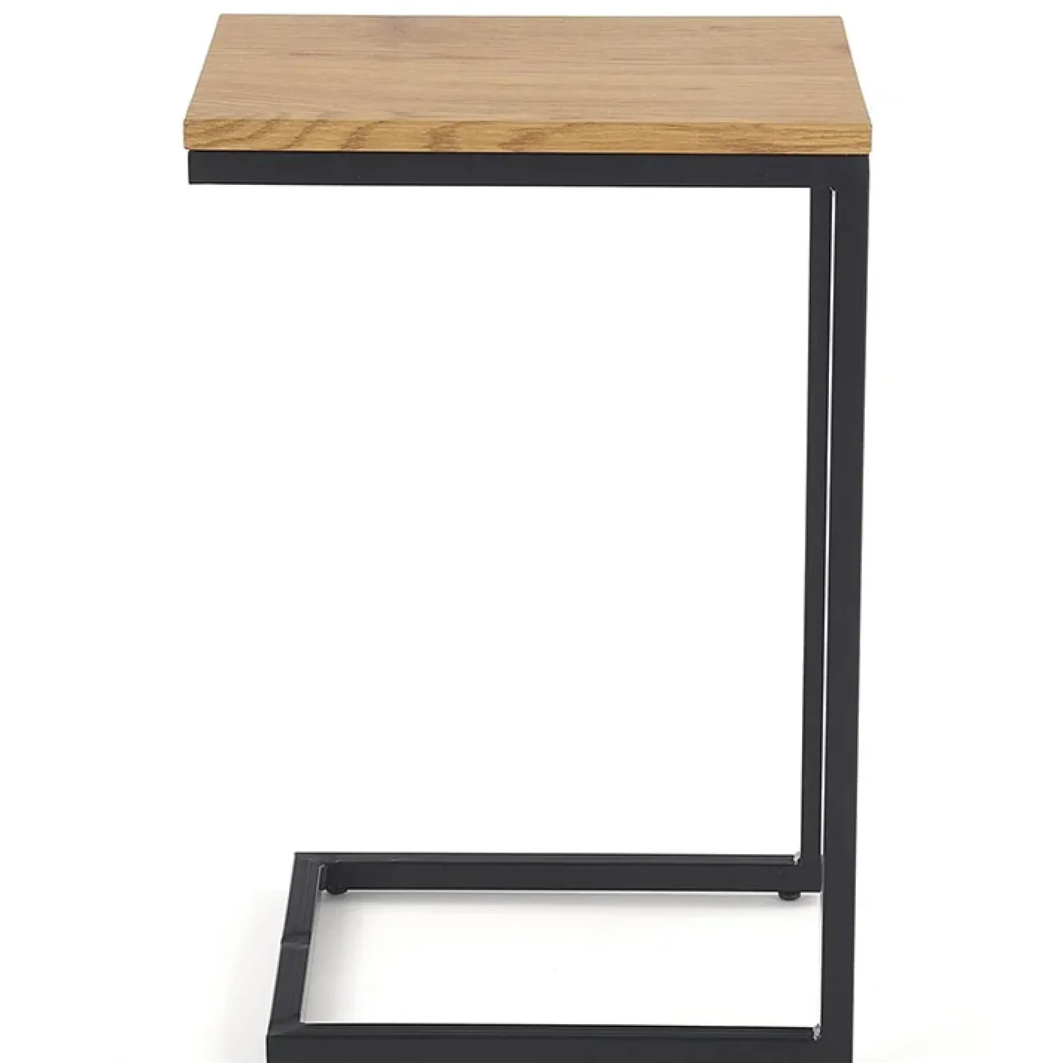 Tavolino da salotto design 40x30cm rovere miele acciaio Radom