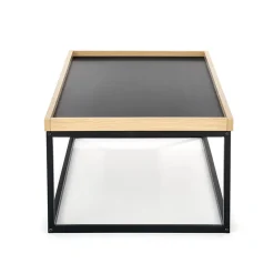 Tavolino da salotto industrial 100x60cm rovere nero Tammy