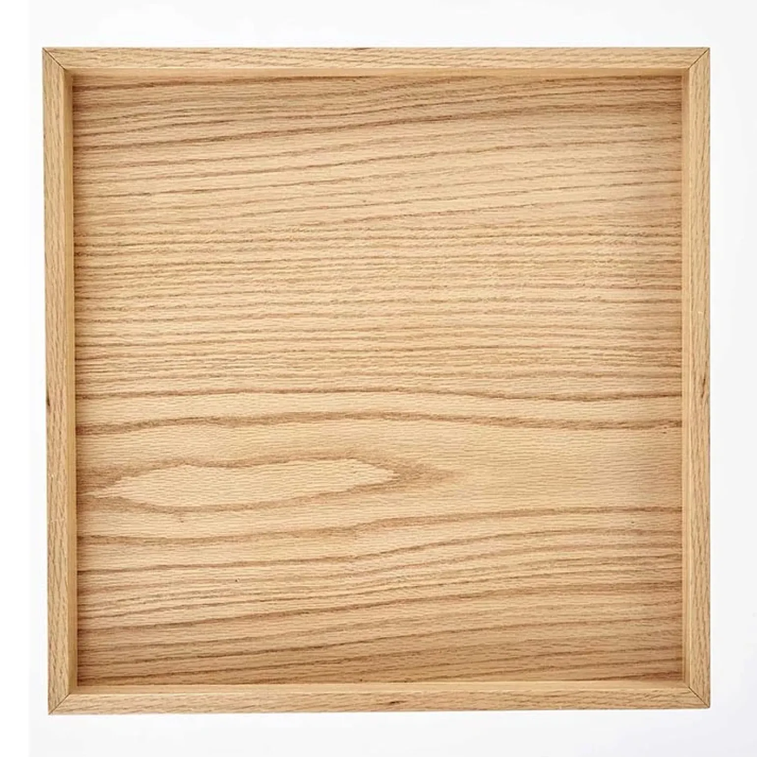 Tavolino da salotto moderno 42x42cm rovere naturale nero Fatima