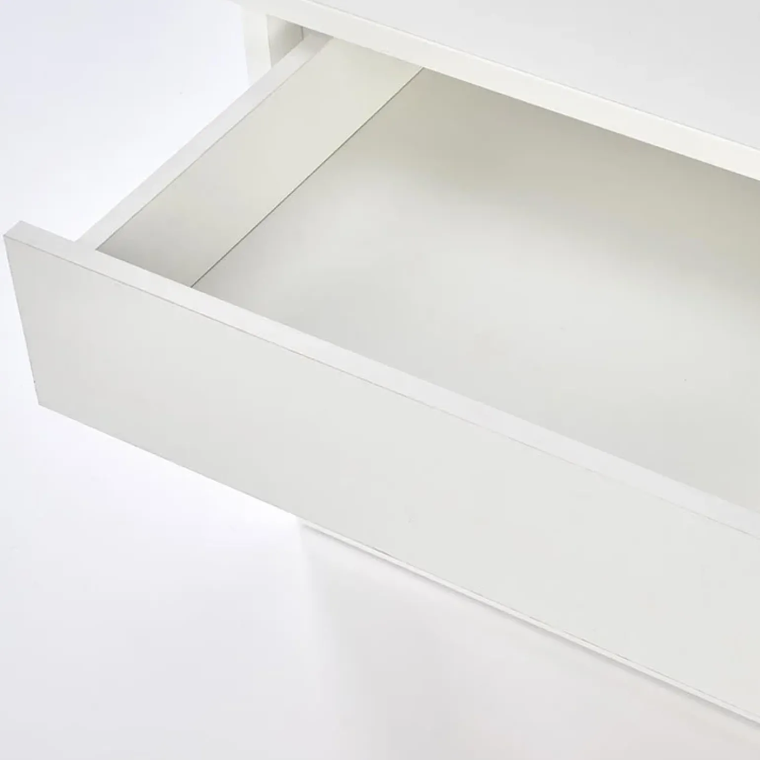 Tavolino da salotto moderno 60x52cm bianco Libano
