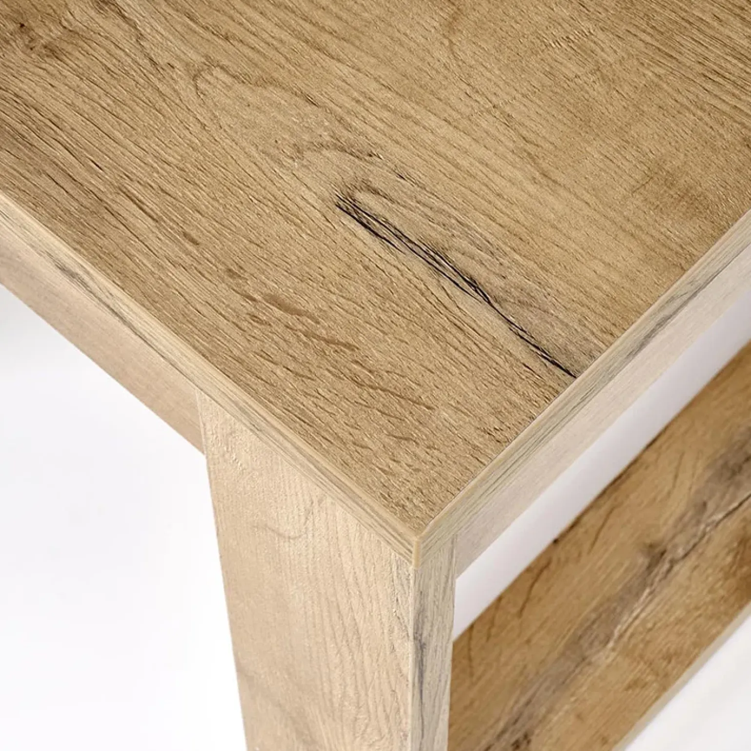Tavolino da salotto moderno 60x52cm rovere Libano