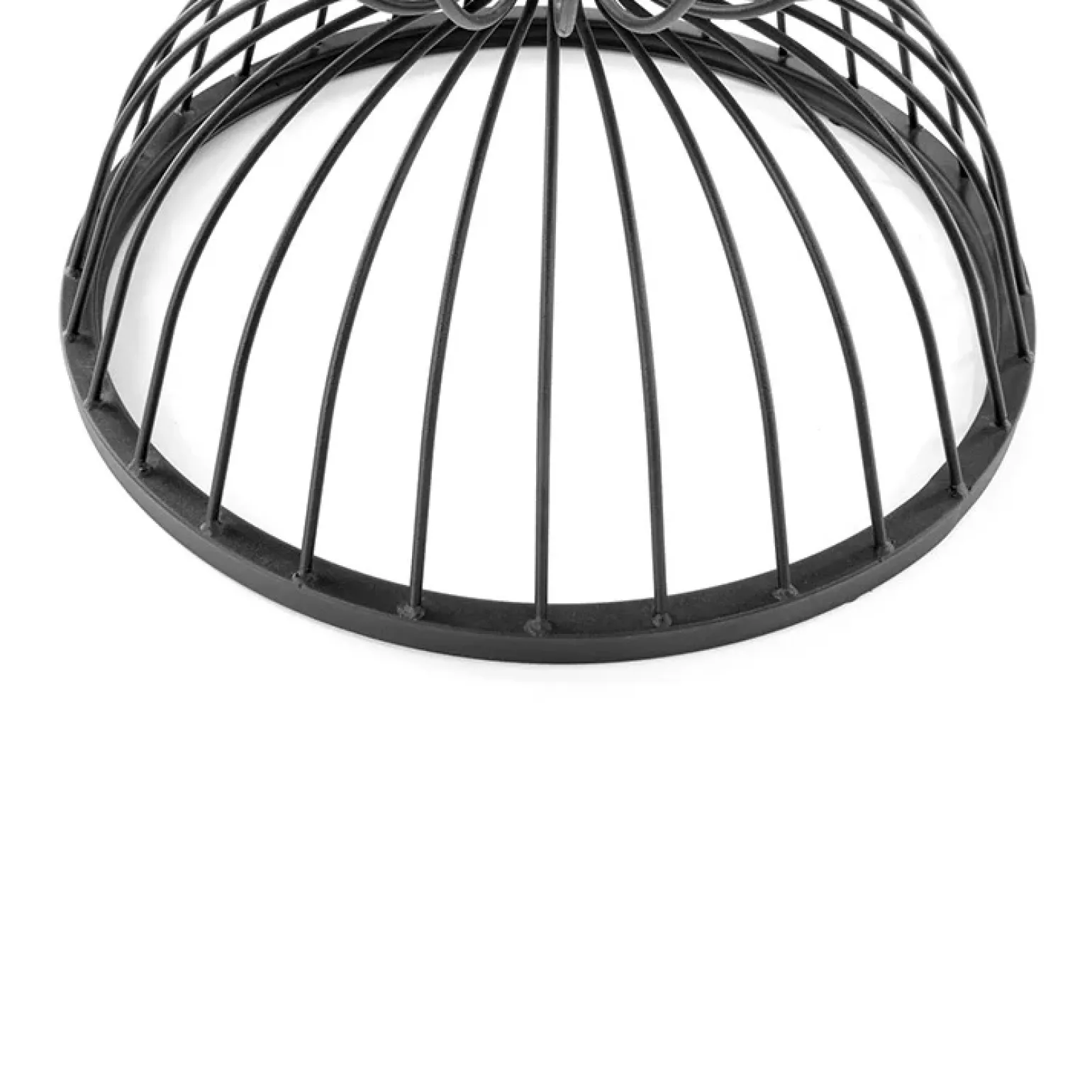 Tavolino da salotto rotondo 50x40cm in vetro marmo bianco nero Chiquita
