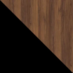 Tavolino da salotto 100x55cm con vano noce nero Wild