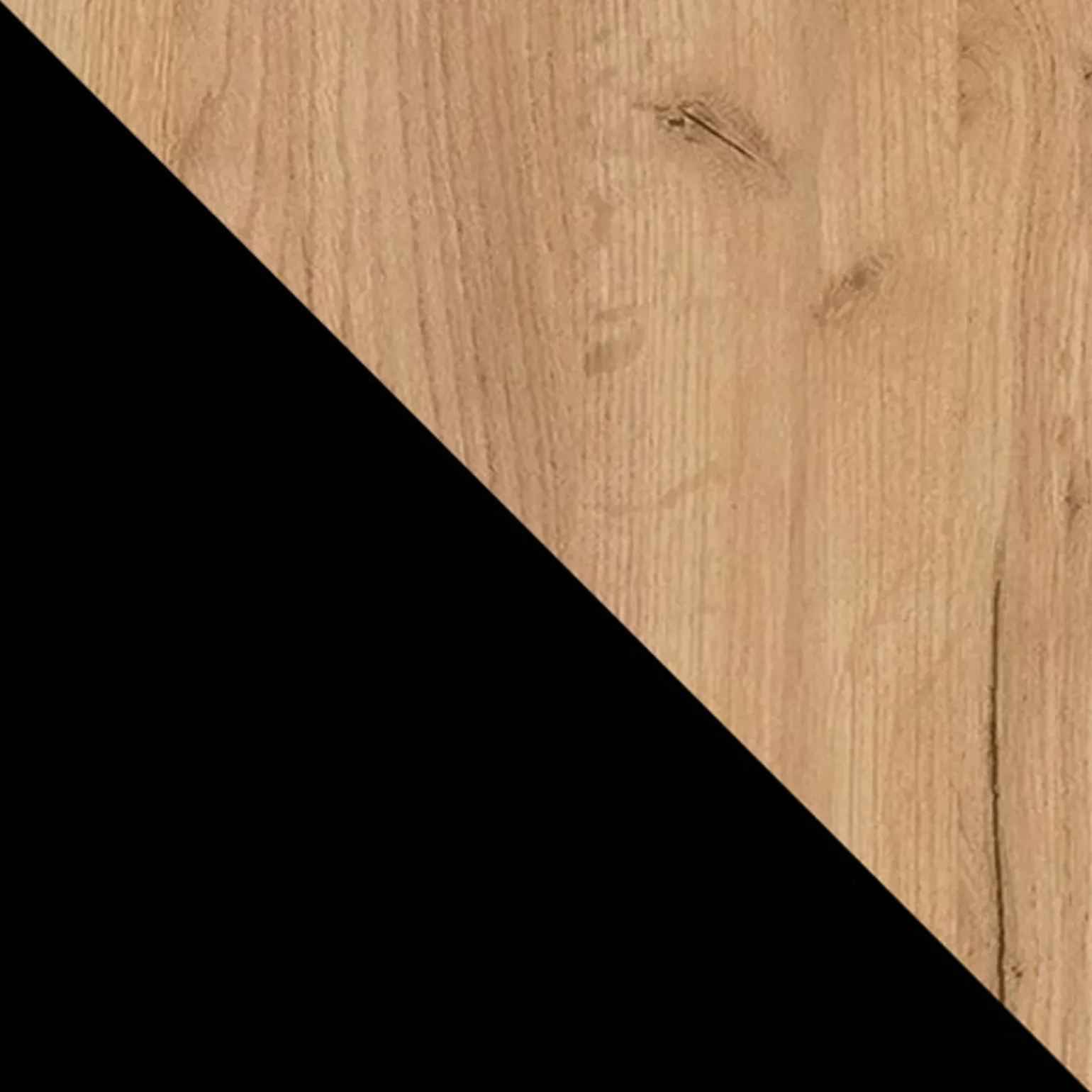 Tavolino da salotto 75x75cm design moderno rovere nero Elisera