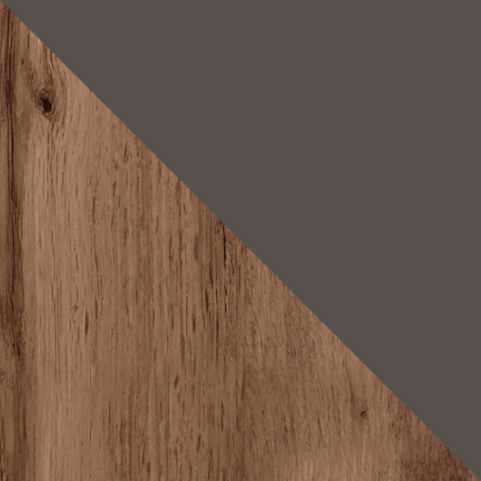 Tavolino da salotto 120x60cm moderno rovere rustico antracite Calyssa