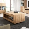 Tavolino 110x60cm da salotto rettangolare design rovere Maiorca