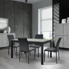 Tavolo 160/220 cm allungabile grigio cemento metallo Arex