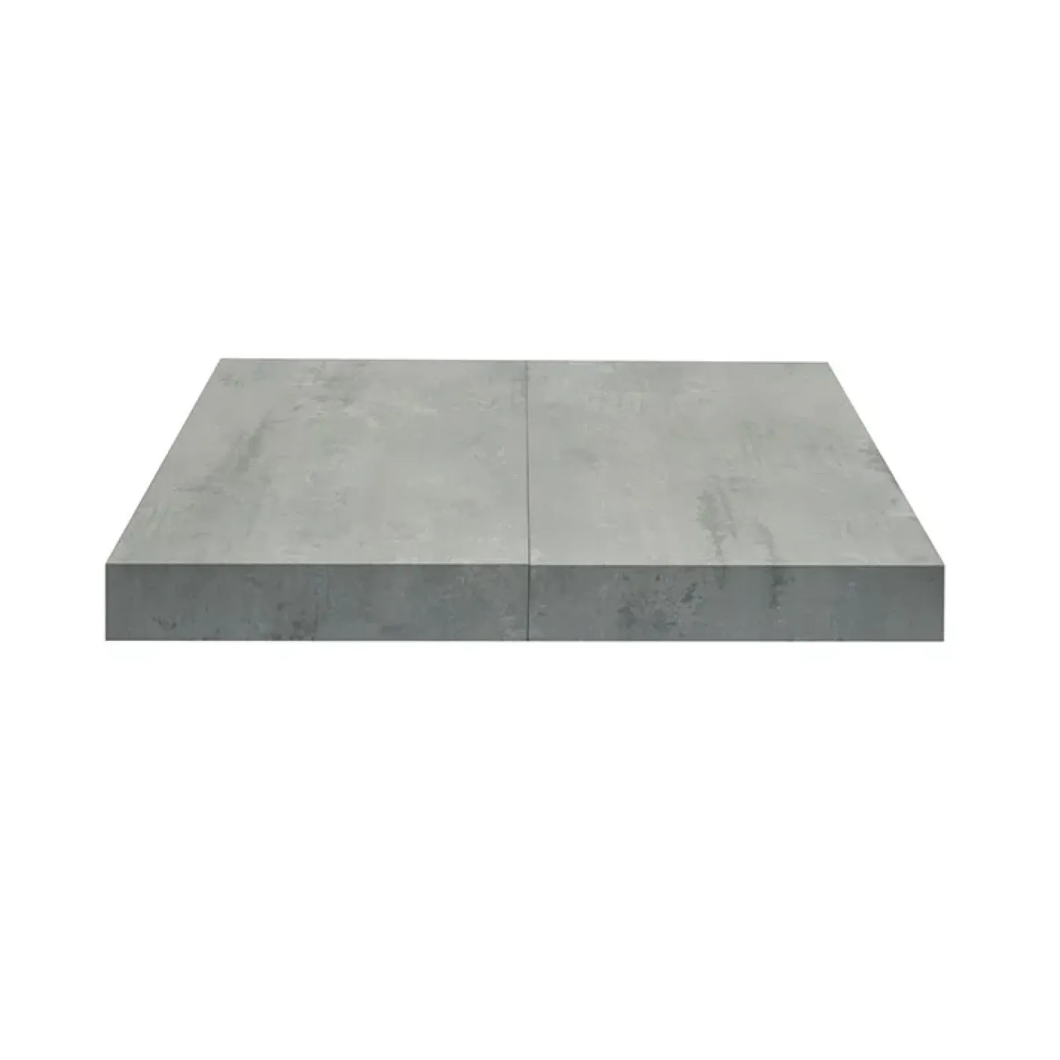 Tavolo 160/240 cm allungabile grigio cemento metallo Otab