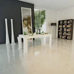 Tavolo allungabile 160-210cm bianco opaco Zenzero