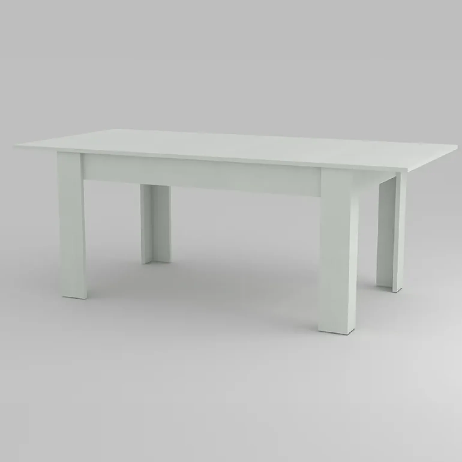 Tavolo allungabile 160-210cm bianco opaco Zenzero