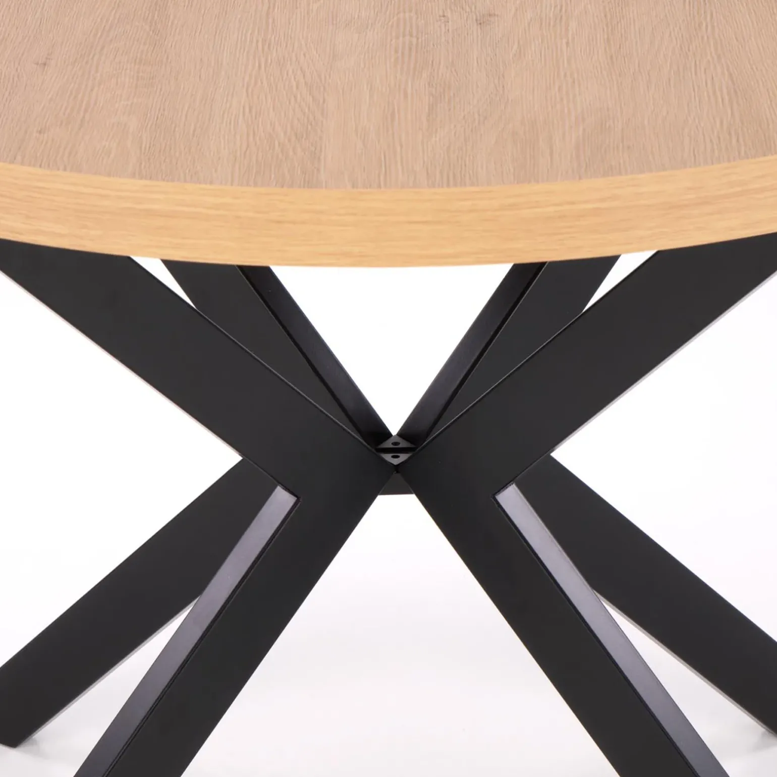 Tavolo allungabile 100/250cm da pranzo rovere dorato nero Agri