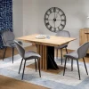 Tavolo allungabile 130/175cm moderno rovere nero Lavander