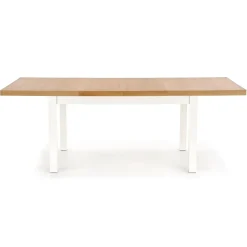 Tavolo allungabile 140/220cm rettangolare rovere nodato bianco Ace