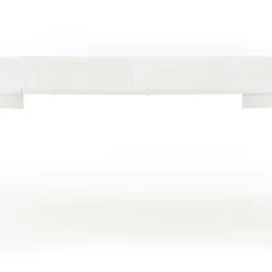 Tavolo allungabile 100/200cm rotondo moderno bianco Robin