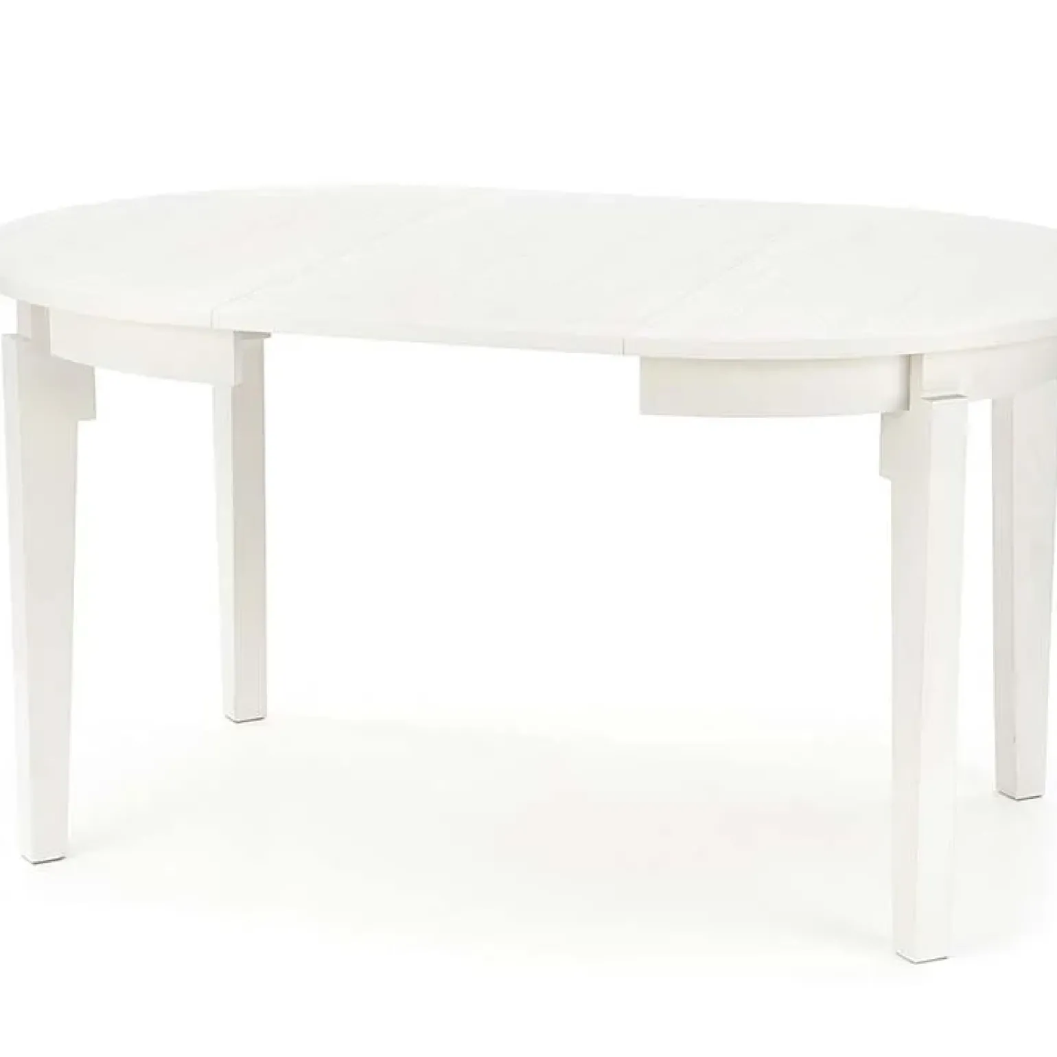 Tavolo allungabile 100/200cm rotondo moderno bianco Robin
