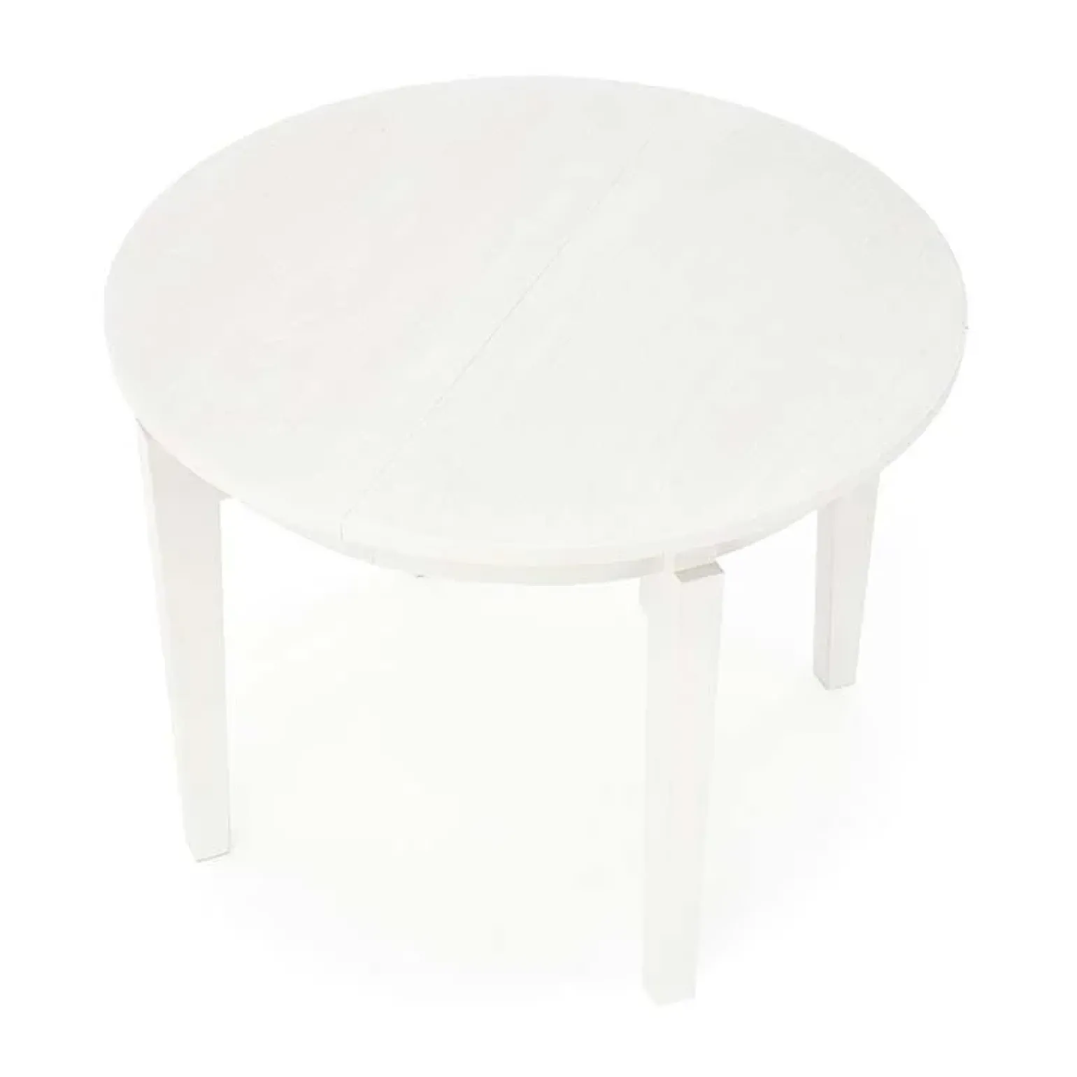 Tavolo allungabile 100/200cm rotondo moderno bianco Robin