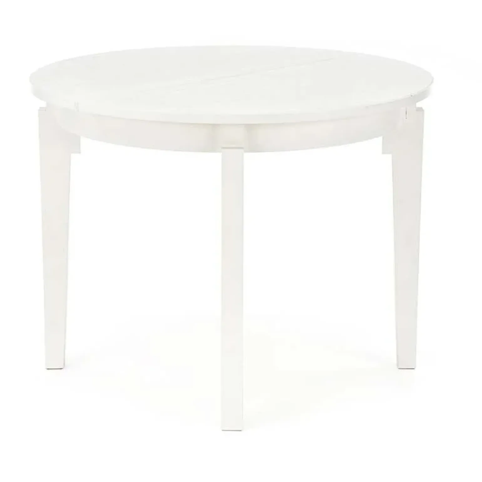 Tavolo allungabile 100/200cm rotondo moderno bianco Robin
