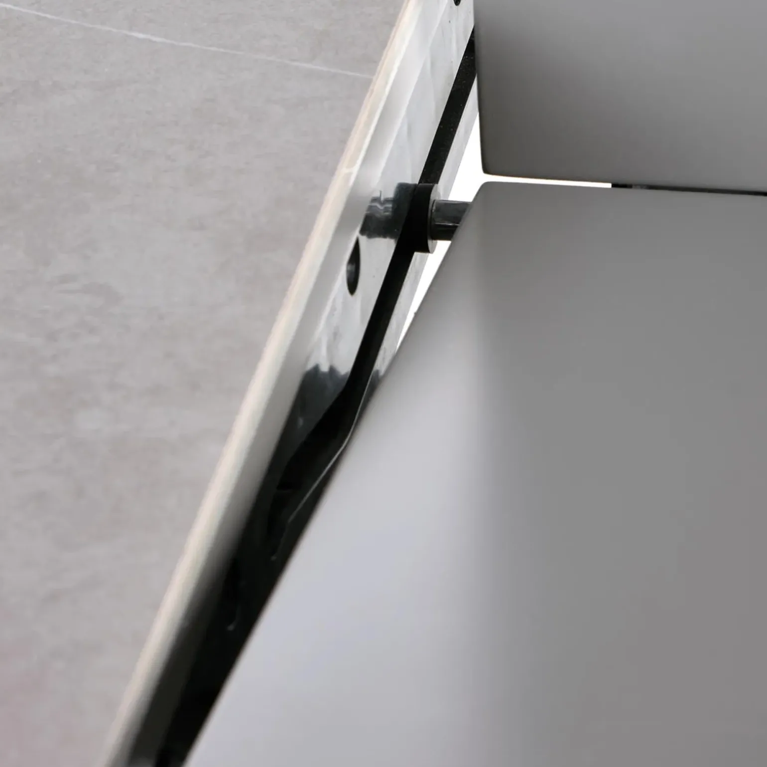 Tavolo allungabile 120/160cm rotondo marmo grigio oro Ticino