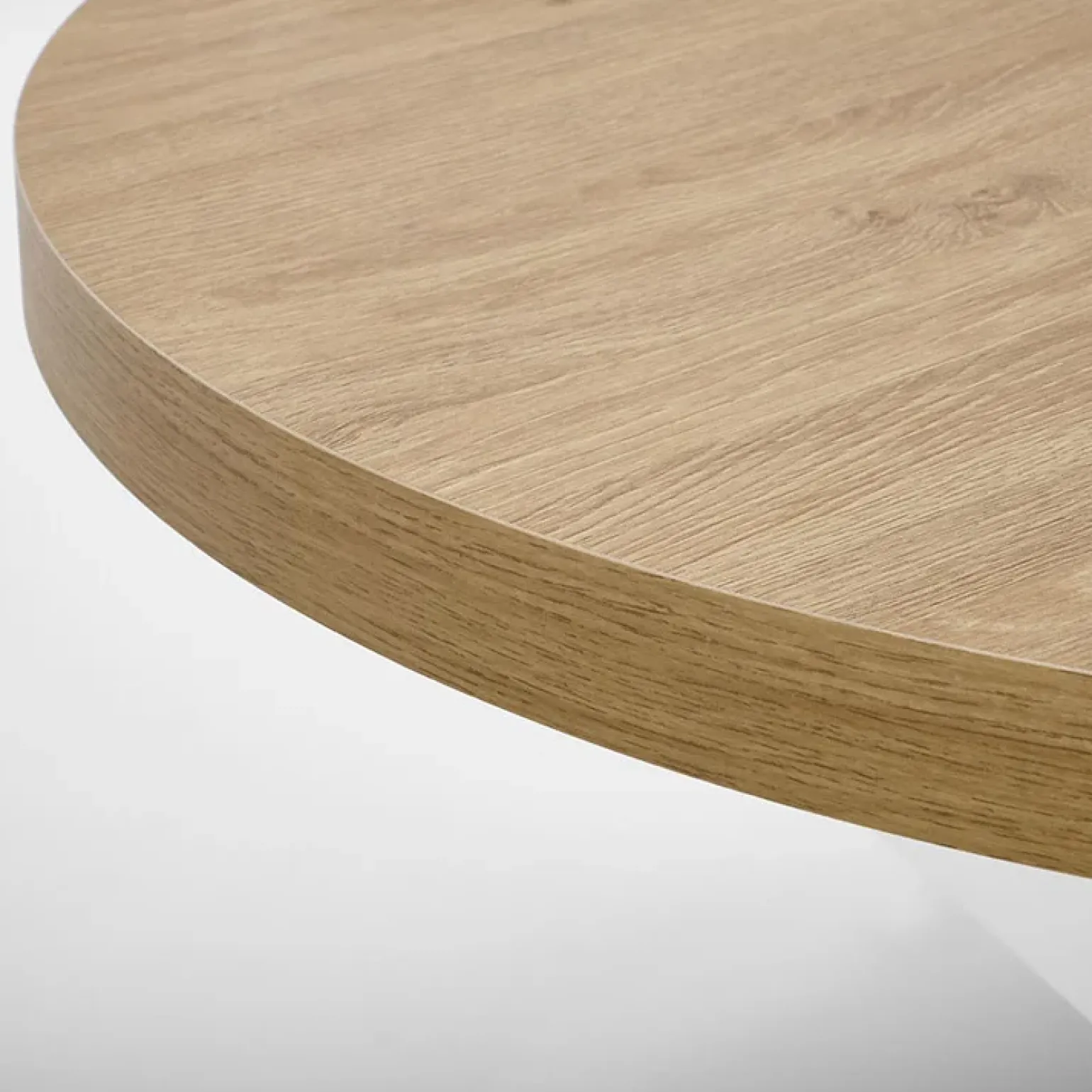 Tavolo allungabile 100/250cm rotondo rovere dorato bianco Sarajevo