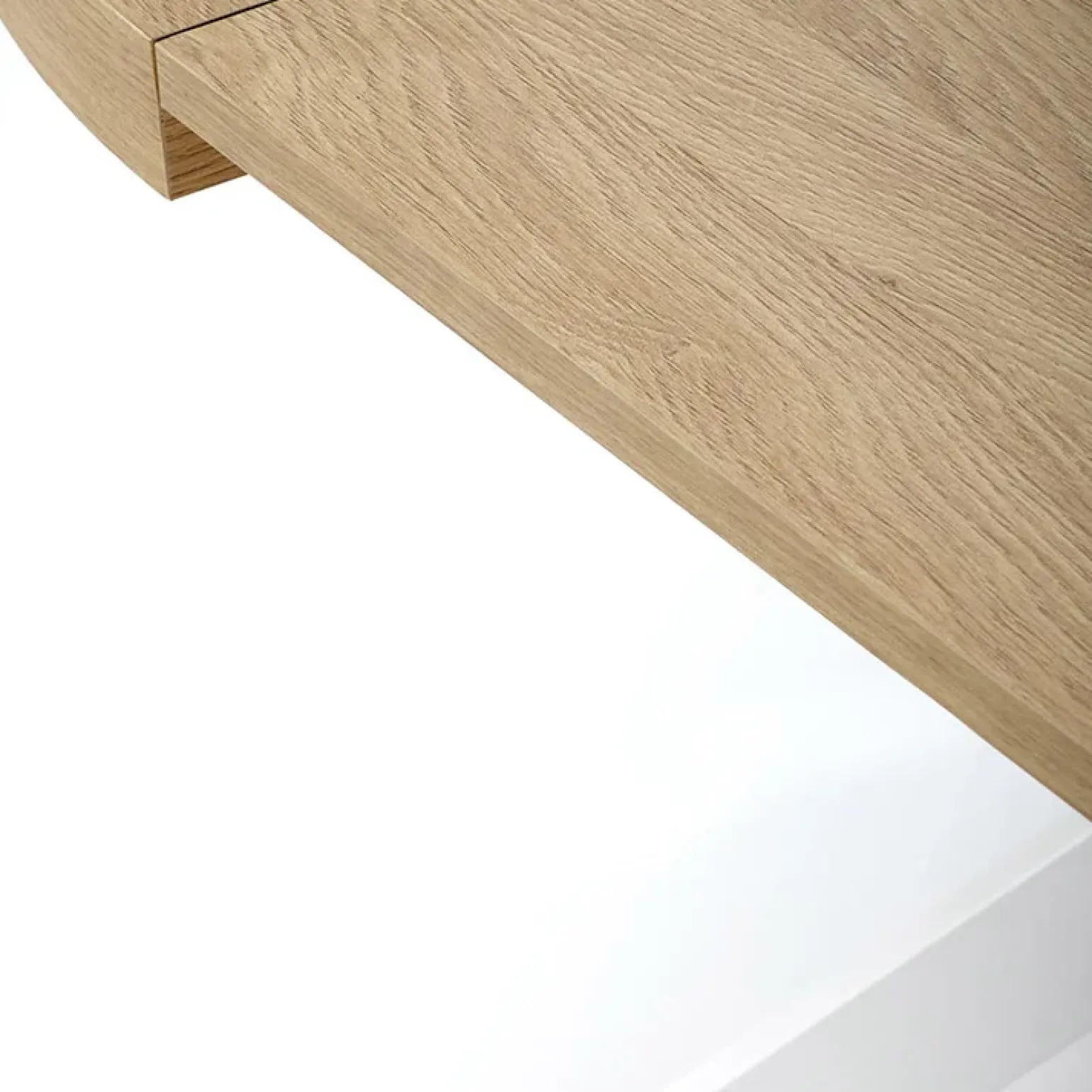 Tavolo allungabile 100/250cm rotondo rovere dorato bianco Sarajevo
