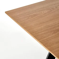 Tavolo allungabile 160/200cm rovere naturale acciaio nero Cornet