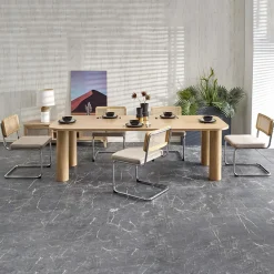Tavolo allungabile moderno 160/240cm rovere Erevan