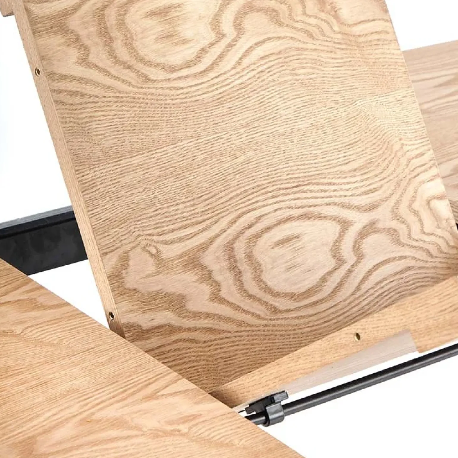 Tavolo allungabile moderno 160/200cm rovere naturale nero Evan