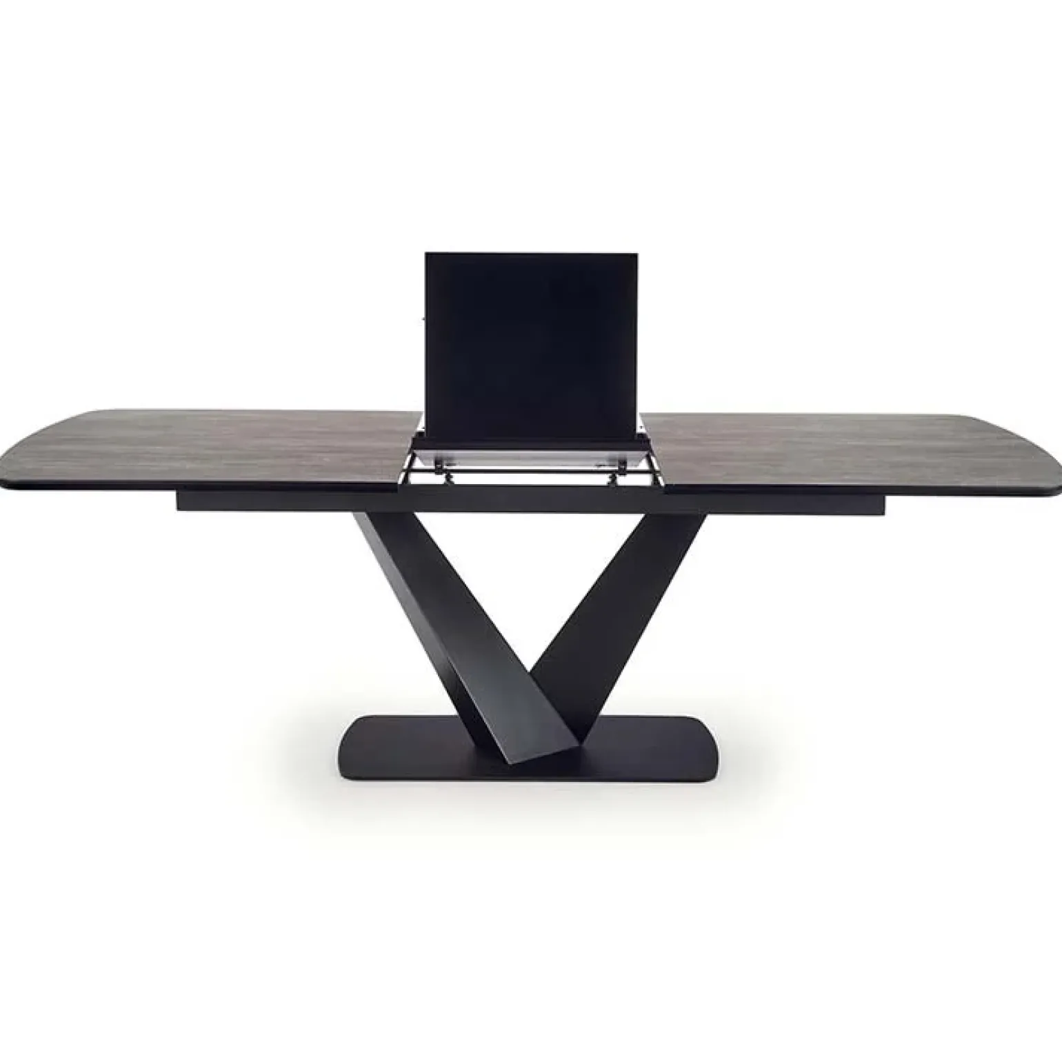 Tavolo allungabile moderno 180/230cm grigio scuro nero Zara